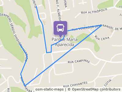 Mapa da parada
