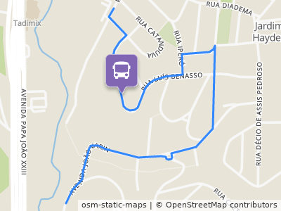 Mapa da parada