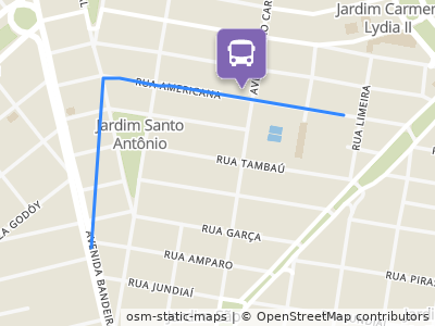 Mapa da parada