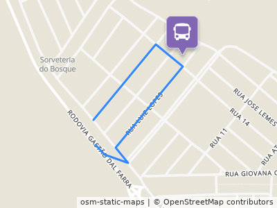 Mapa da parada