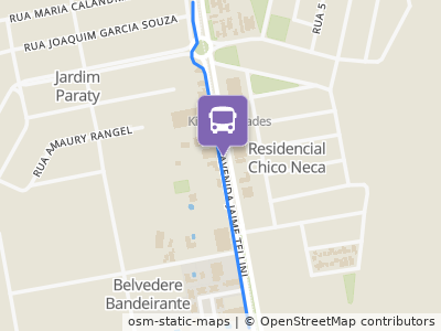 Mapa da parada