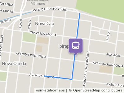Mapa da parada