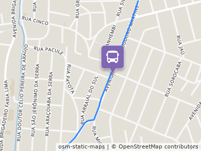 Mapa da parada