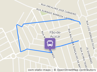 Mapa da parada