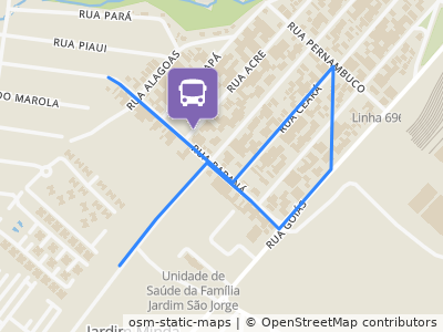 Mapa da parada