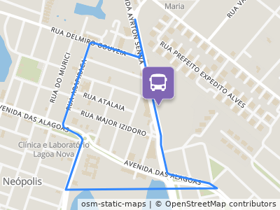 Mapa da parada