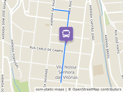 Mapa da parada