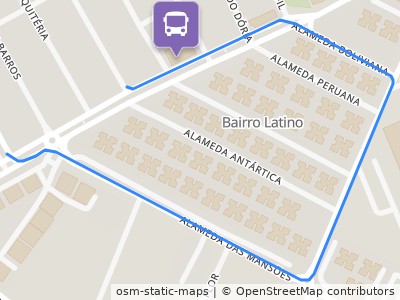 Mapa da parada
