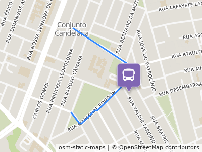 Mapa da parada