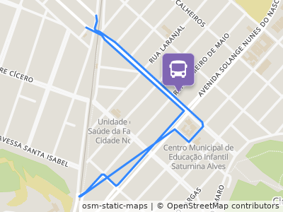 Mapa da parada