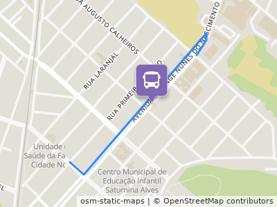 Mapa da parada