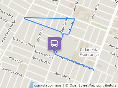 Mapa da parada
