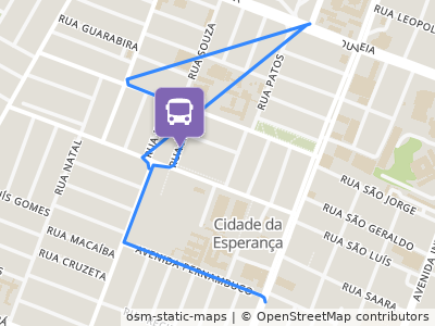 Mapa da parada