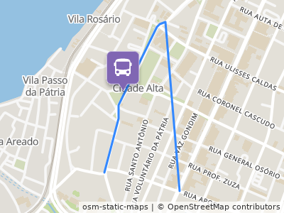 Mapa da parada