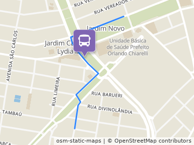 Mapa da parada