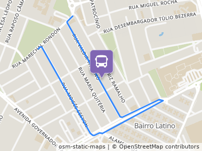 Mapa da parada