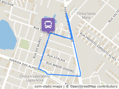 Mapa da parada