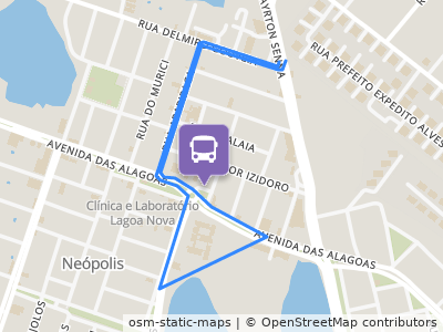 Mapa da parada