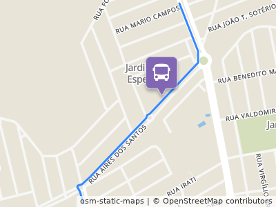Mapa da parada