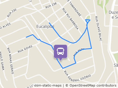 Mapa da parada