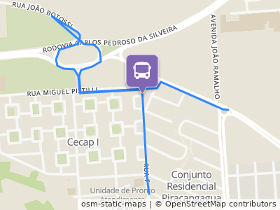 Mapa da parada