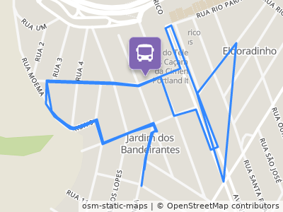 Mapa da parada