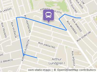 Mapa da parada