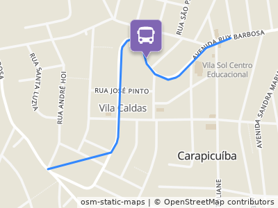 Mapa da parada