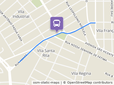 Mapa da parada