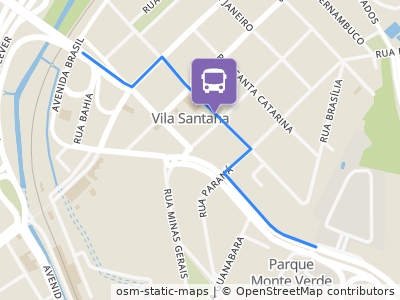 Mapa da parada