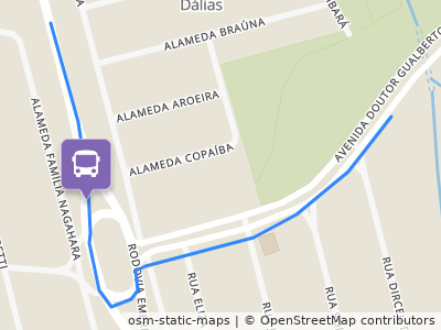 Mapa da parada