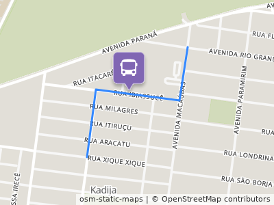 Mapa da parada