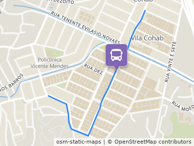 Mapa da parada