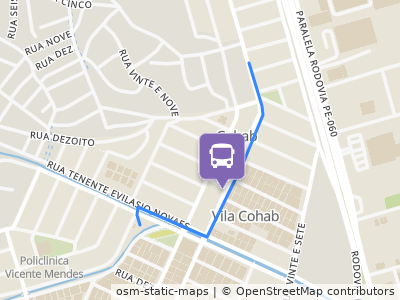 Mapa da parada