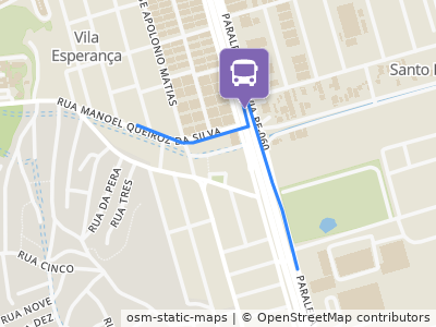 Mapa da parada