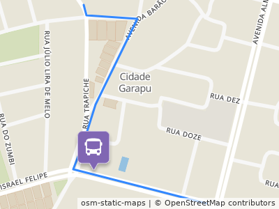 Mapa da parada