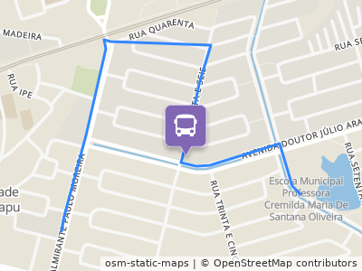 Mapa da parada