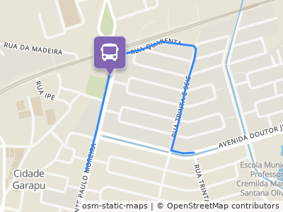 Mapa da parada
