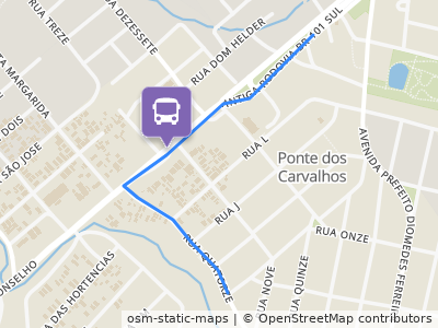 Mapa da parada