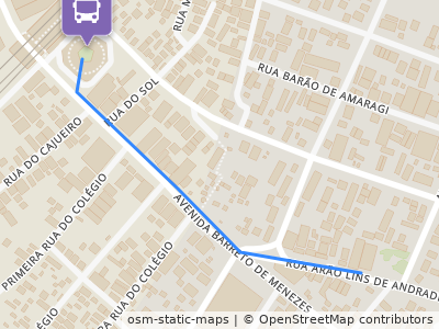 Mapa da parada