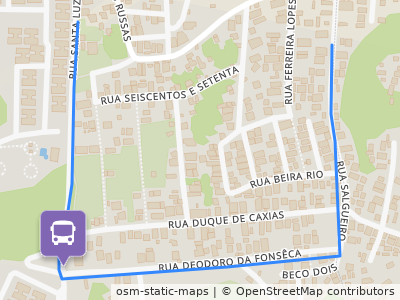 Mapa da parada