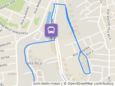 Mapa da parada