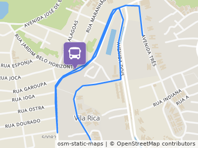 Mapa da parada