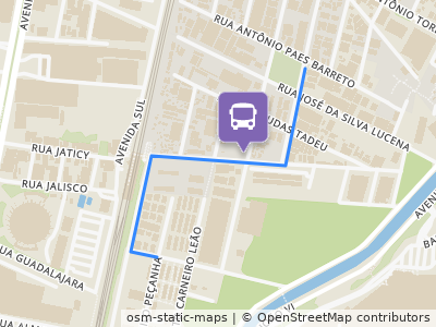 Mapa da parada