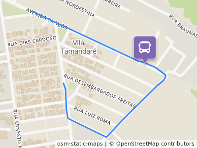 Mapa da parada
