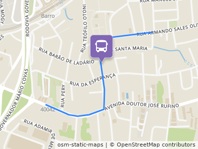 Mapa da parada