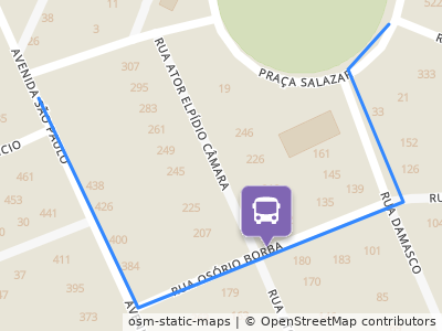 Mapa da parada