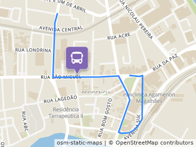 Mapa da parada