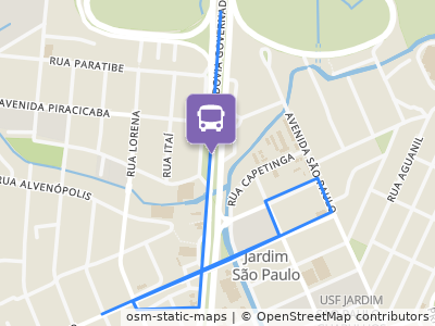 Mapa da parada