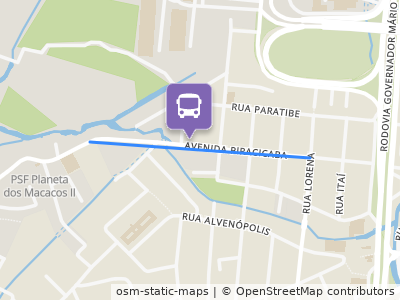 Mapa da parada